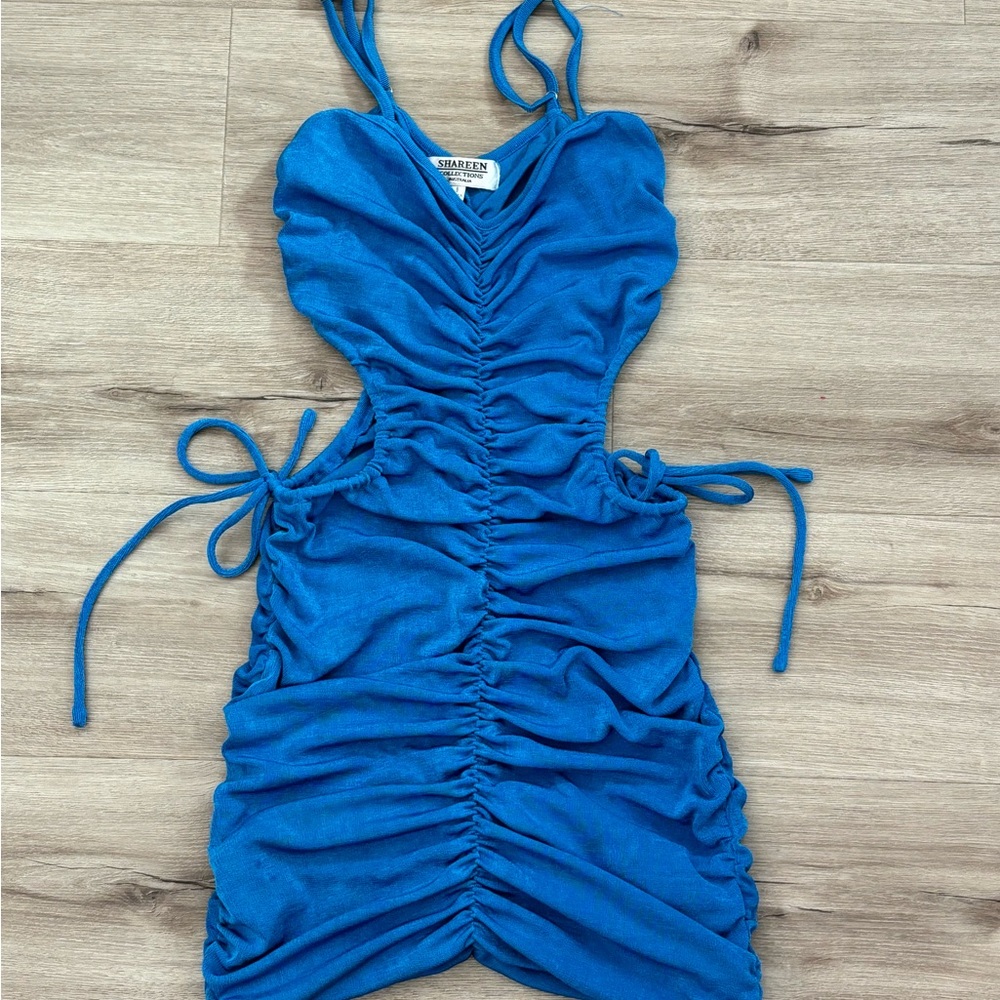Shareen Collections Cut-Out Mini Dress